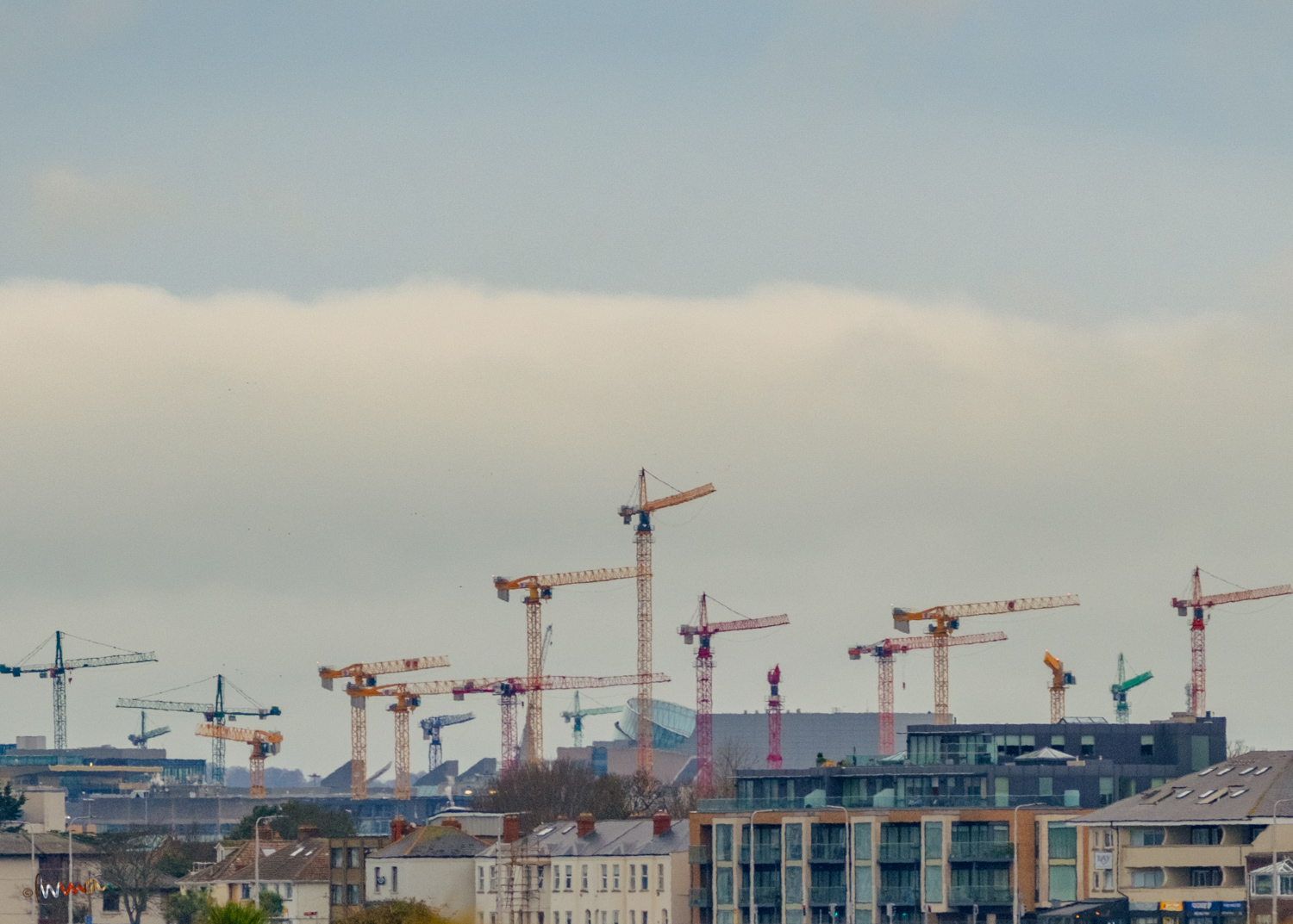 There’s a bling of sky cranes governing the city. Developers jewels. Screams of prosperity. Their twin goals improve safety for labour with capital efficiency for the investors. Individually impermanent, they change the perspectives of urban reinvention.
