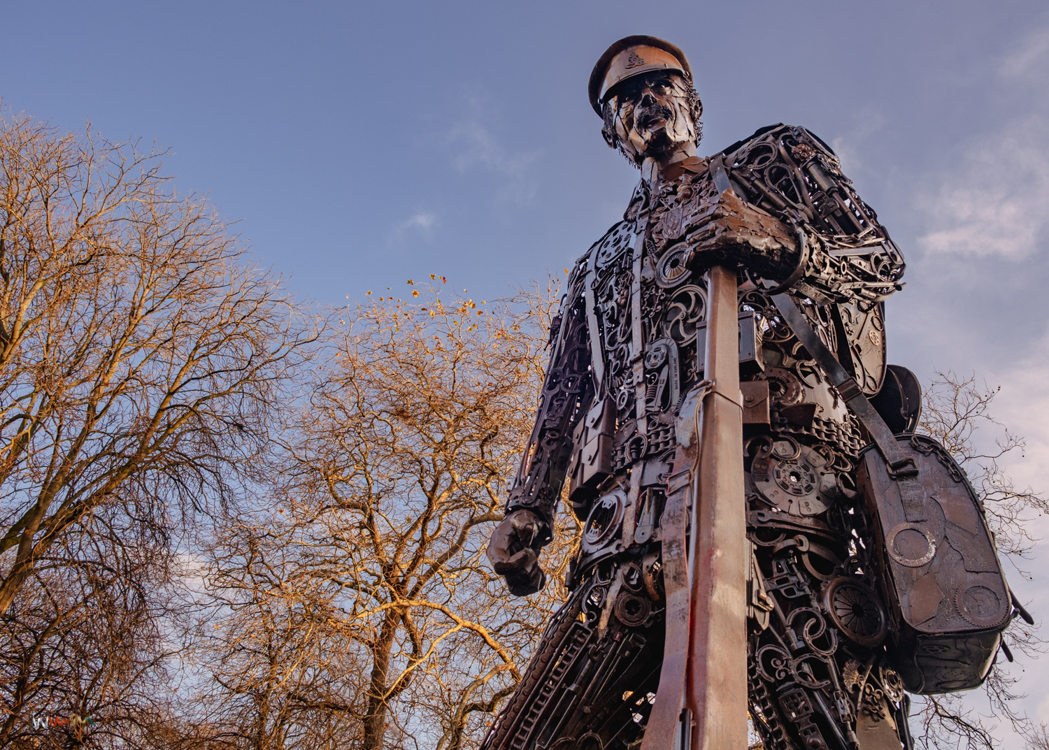 ‘The Hauntings Soldier’ in St. Stephen’s Green in 2018. By Martin Galbavy and Chris Hannam. A centenary commemoration of global warfare served to remind me that the life expectancy of war far exceeds the hostilities.