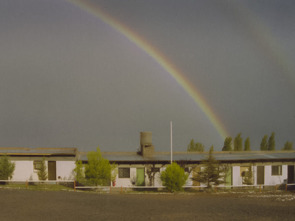 on coffee and a double rainbow in Anelo