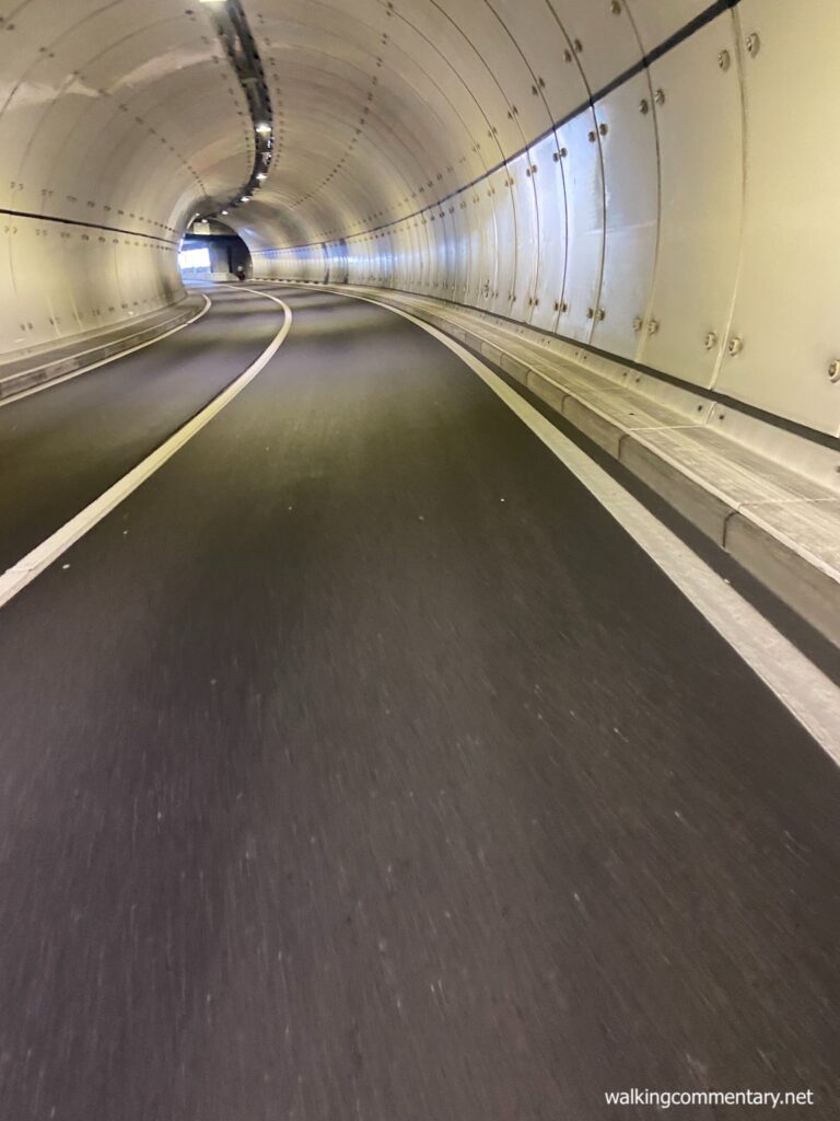 a tunnel through the mountains