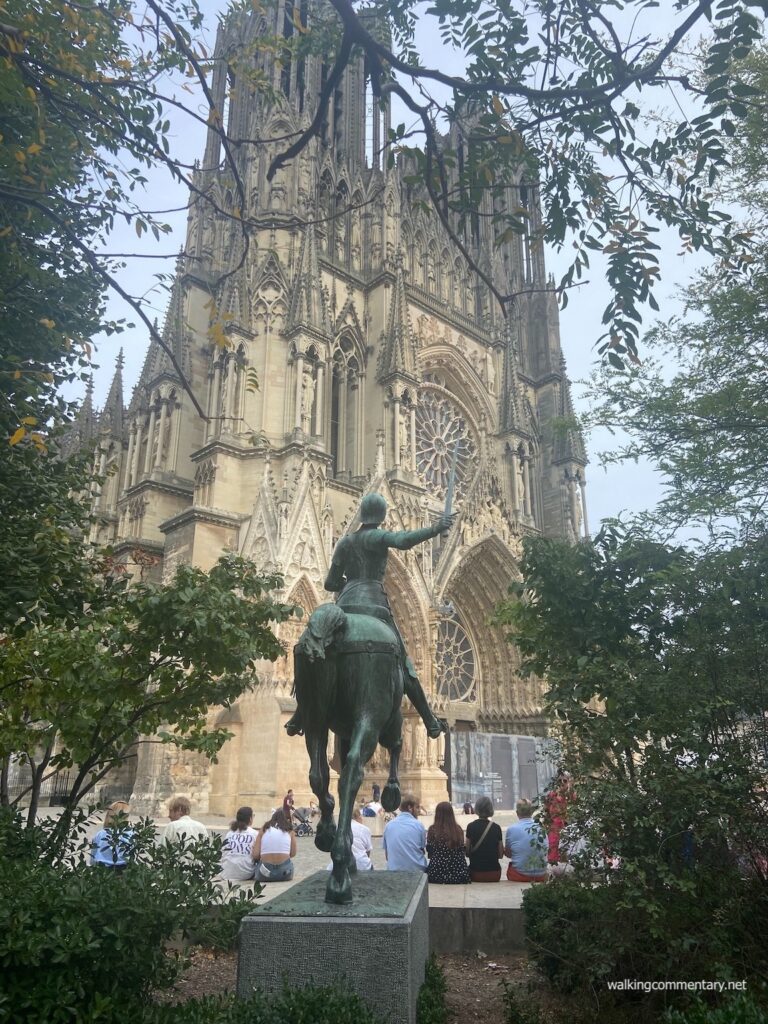 Cycle Day 5 to Reims - the cathedral and Jeanne d’Arc