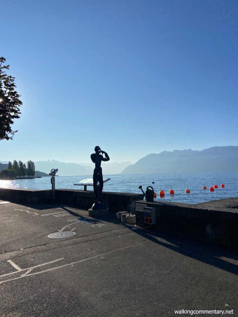 Day 14: Perfect Cycle - statue and lake